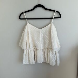 Buffalo David Bitton Cream Layered Camisole